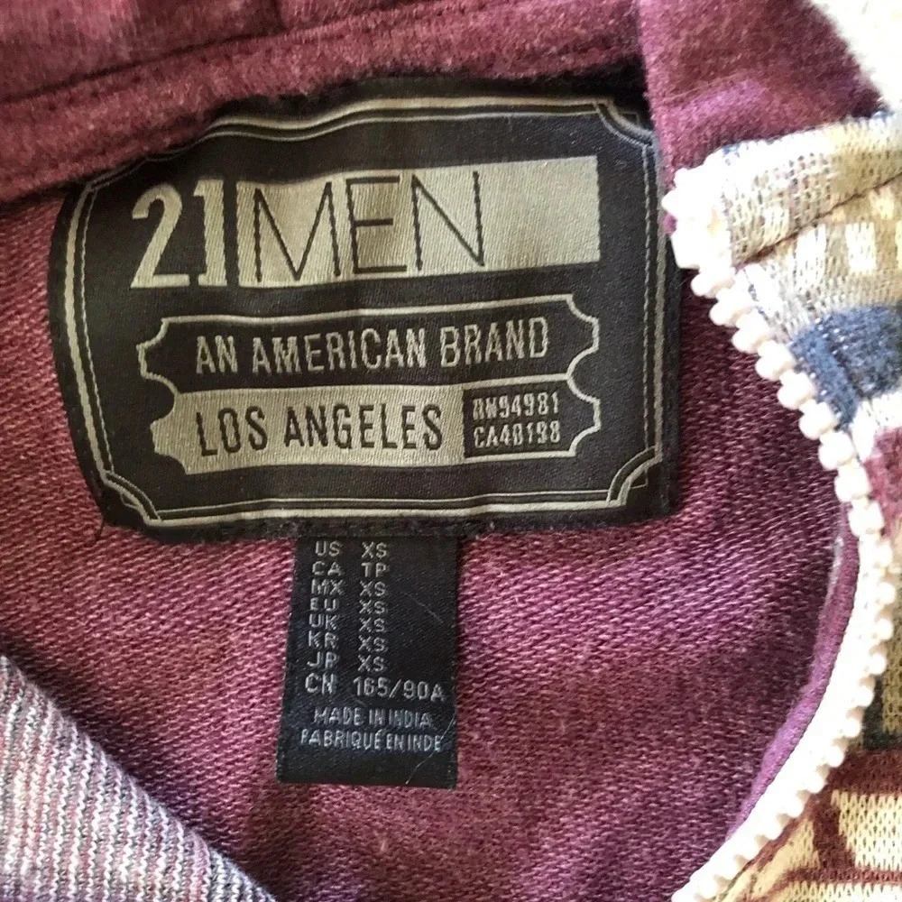 21 Men light weight hoodie - Picture 4 of 5